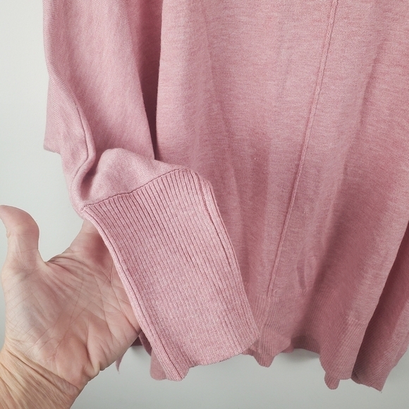 NEW Directions XXl Sweater Pink Dolman Sleeve Tunic Rayon Blend Soft Cozy - Picture 8 of 10